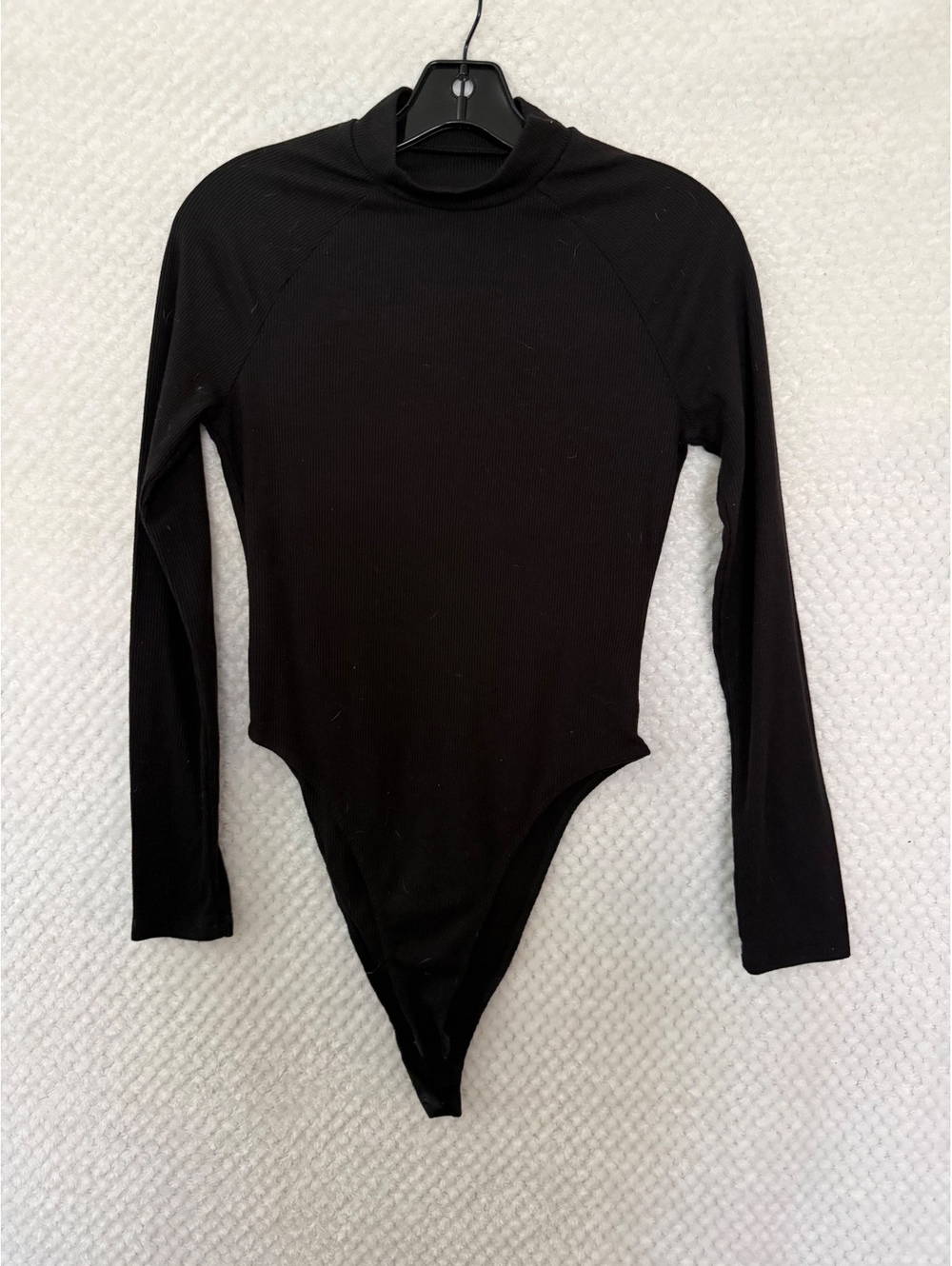 Shein Black Long Sleeve Turtleneck Bodysuit Size S